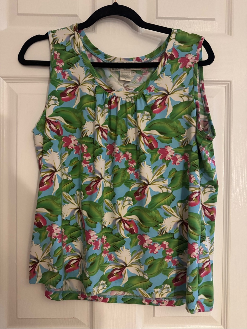 Pineapple Moon Tropical Tank Top Size XL